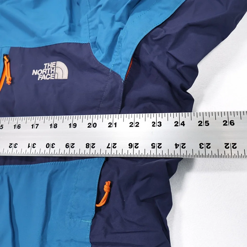 THE NORTH FACE Mens L Blue Orange HyVent Triclimate 3-in-1 Outdoor Winter Jacket